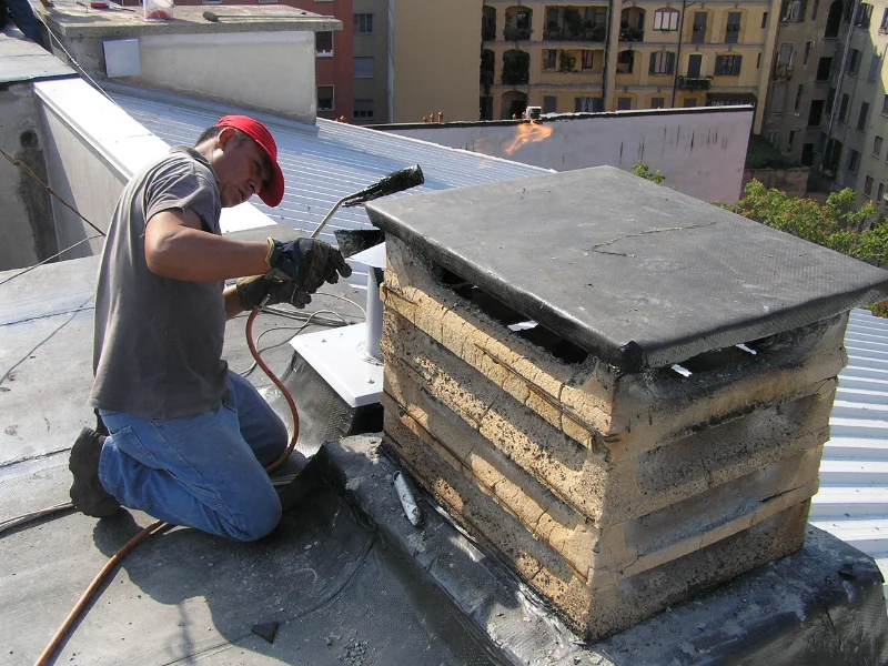 operatore-con-camino-grigio-su-copertura